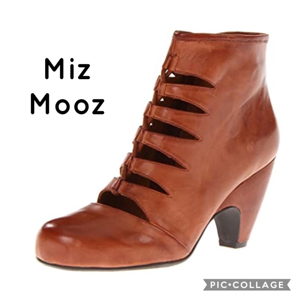 Miz Mooz Throne Leather Ankle Booties